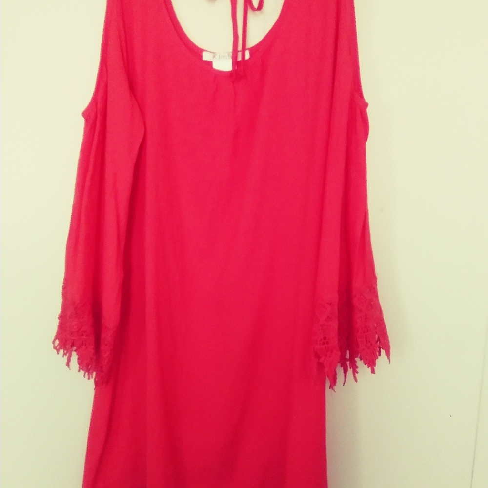 Cold Shoulder Swim Suit Cover Up